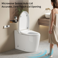 WC intelligent avec drainage mural/sol, nouvelle conception moderne, bidet électrique monobloc avec télécommande