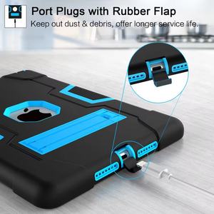 Funda Protectora Antigolpes de Silicona y PC para Niños, Compatible con iPad 9ª, 8ª y 7ª Generación de 10.2 Pulgadas, con Soporte Integrado - Product Image 3