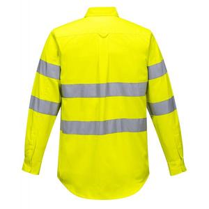 PORTWEST - E044YERXL Chemise jaune haute visibilité-EAN 5036108282661 HI-VIS WORKWEAR - Product Image 2