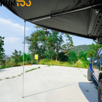 Huntoo, fabricant en gros de tentes de toit triangulaires pour voitures, camping en plein air, voyages en camping-car, quatre saisons, double couche