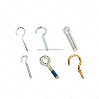 Personnalisé minuscule Mini oeil broches Eyepins crochet oeillets vis filetée pour bijoux
