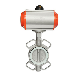 Vente de liquidation B2B COVNA : Vanne papillon pneumatique à double action en acier inoxydable 304, type wafer, pour le contrôle de l'air - Product Image 3