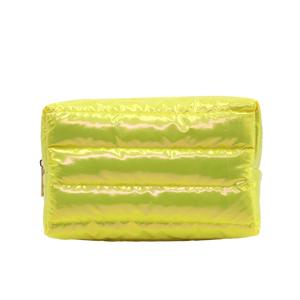 Vente chaude Cosmétique Sacs Puffer Cosmétique Sacs Étanche Portable Doux Vers Le Bas Coton Puffer Rembourré Maquillage Puffer Weekender Sac - Product Image 4