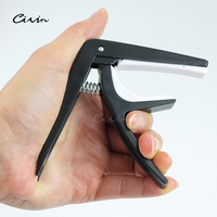 Accordeur de guitare en plastique noir personnalisé en gros, pas cher, accessoires de clip, CIVIN CPPO11, léger et durable