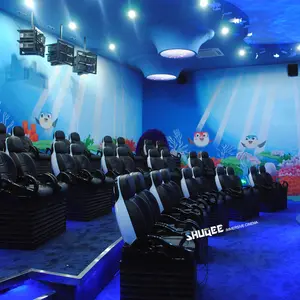 中国制造商7D电影院，带雨/闪光/火效果和3个数字座椅