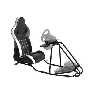 Simulatore di Corse Logitech G25 G27 G29 G920, Cockpit in Metallo Regolabile, Sedile Simracing F1 GTR con Guida in Inglese, Personalizzabile, Garanzia 1 Anno - Product Image 1