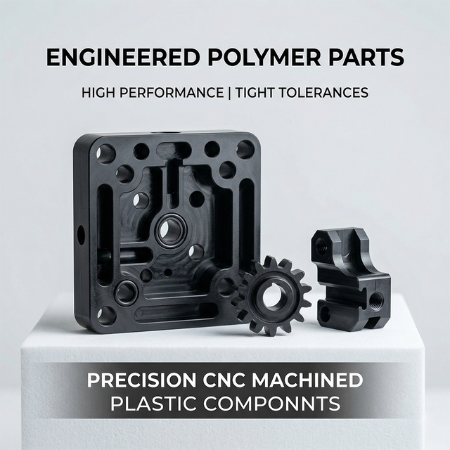 CNC Machined PMMA PC Acrylic Polycarbonate Nylon Spare Parts Custom CNC 5 Axis Machining for Industrial Electronics Automotive