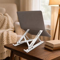 Meilleures ventes en gros : Support portable et flexible en plastique pour ordinateur portable, réglable, en forme de triangle