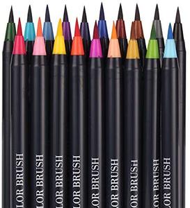 Juego de Rotuladores de Pincel de Acuarela Suaves y Flexibles de 20 Colores de Fábrica China para Dibujar - Product Image 4