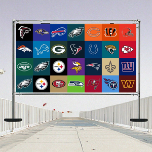 Cờ đội NFL tùy chỉnh, cao bồi DALLAS và San Francisco 49ers cờ NFL 3x5 ft, cờ hiệu quạt thể thao chất lượng cao được bán. - Product Image 3