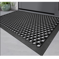 Tapis de sol en caoutchouc anti-fatigue, tapis de sol pour restaurant, cuisine, bar, tapis de porte, tapis de bain, antidérapant, durable, intérieur/extérieur