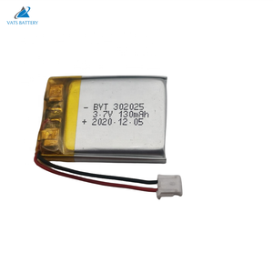 UL IEC62133 الضمان 302025 110mah 130mah بطارية ليثيوم بوليمر حزمة ل MP3 لاعب - Product Image 1