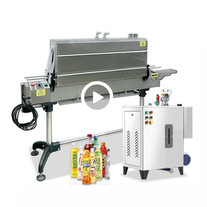 Semi-Automatic Steam Shrink Machine PVC Film Heat Shrink Machine for Glass Bottles of Alcoholic Beverages - Product Image 1