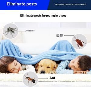 Potente Detergente in Polvere per Scarichi, Dissolve Efficacemente i Blockaggi in Tubature, WC e Cucine, Deodora e Rinforza le Tubature - Product Image 3