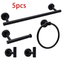 Ensembles de quincaillerie de bain YOTO Ensemble de salle de bain en acier inoxydable Porte-serviettes et étagères en or brossé Porte-serviettes de salle de bain conçu par OEM