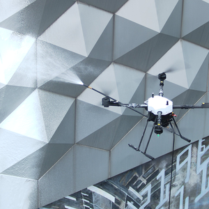 Top-Tier <b>High</b>-Efficiency Automated Cleaning Drone with Nozzles for Building Roof Washing - JIUSI D15R - Product Image 1