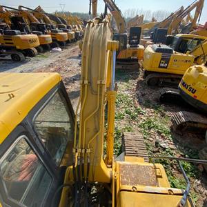 เกือบใหม่ คุณภาพสูง แรงสูง รถขุดไฮดรอลิกแบบตีนตะขาบ Komatsu PC120 มือสอง ขนาด 12 ตัน สำหรับงานก่อสร้าง - Product Image 4