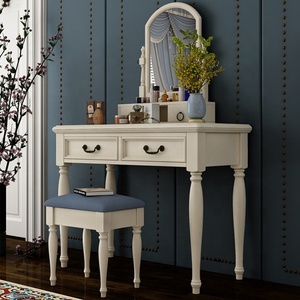 Simple moderno <span class=keywords><strong>hollywood</strong></span> <span class=keywords><strong>tocador</strong></span> con 2 cajones para dormitorio - Product Image 3