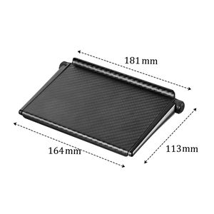 Monitor Storage Rack Single Layer Clip On Type For Desk Organization With Cable Holes - Product Image 3