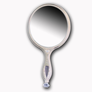 Nhựa Magnifying mỹ phẩm Gương tay cầm tay tùy chỉnh Vanity Gương thông minh đồ nội thất kim cương Mỹ phẩm gương - Product Image 5