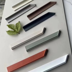 Poignée de porte cachée en alliage d'aluminium fendue simple intégrée pour armoire armoire poignée en corne dissimulée tiroir pour cuisine et salle à manger - Product Image 2