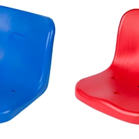 Siège de stade imperméable anti-UV haute densité pour extérieur, conception de chaise de rangée pour sports, sièges de tribune intérieure pour arènes