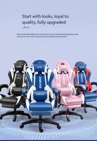 Chaise de jeu ultra confortable de qualité supérieure Offre Spéciale design ergonomique avec siège d'ordinateur de bureau réglable et pivotant en tissu moderne