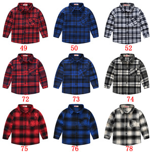 Nouvelle chemise à carreaux classique décontractée à manches longues pour garçons et enfants, collection printemps-automne, vente en gros, tendance et très demandée - Product Image 3
