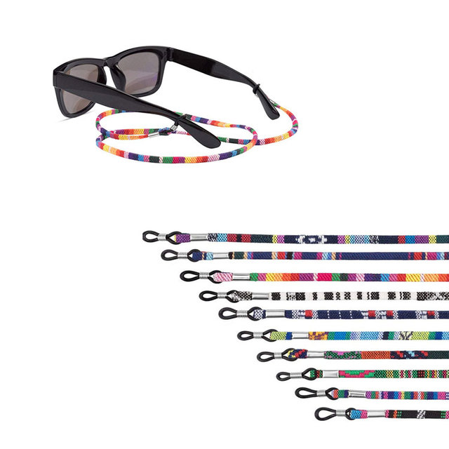Bulk Cotton Adjustable Eyeglass Retainer Holder Eyewear Cord Custom Sunglasses Glasses Strap