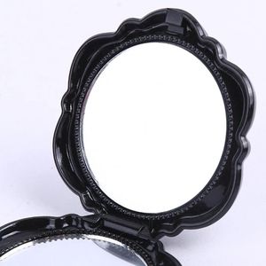 Hot Mini Flower <span class=keywords><strong>Pocket</strong></span> trang điểm gương giá rẻ gấp <span class=keywords><strong>Magnifying</strong></span> Vanity gương cô gái túi Rose Gold tùy chỉnh logo trang điểm gương - Product Image 5