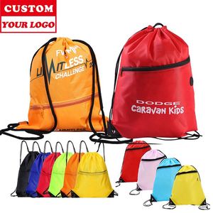 Printing Draw String Bag for Promotional 2023 New Product Waterproof Beach Bag with Zipper