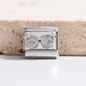 DIY Jewelry Accessories Charm Bracelet Module Stainless Steel Prong Setting Everyday Wear Unisex - Product Image 4