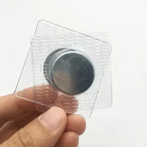 Plastic Bedekt Ronde Magneten Naaien In Onzichtbare Fasteners Sterke Pvc Wasbare Sewable Verborgen Magnetische Knoppen