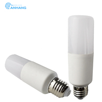Échantillons Gratuits Lampe LED Mince en T Cylindrique DOB en Aluminium et Plastique pour Usage Domestique 5W 7W 9W 12W E27 B22 E14
