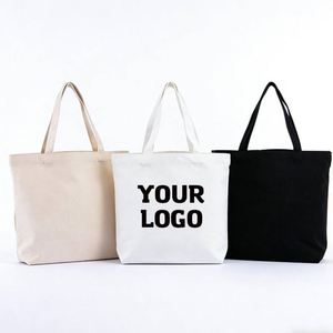 Wj62 Artículos Promocionales Bolsas de Tela Recicladas Impresas Personalizadas, Bolsa de Compras Reutilizable de Lona de Algodón con Logotipo - Product Image 1