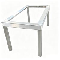 Support mural triangulaire soudé en aluminium pour unité extérieure de climatiseur, pour système CVC résidentiel
