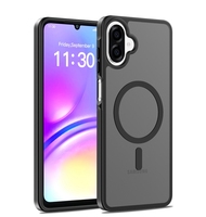 Casing Ponsel Transparan Mewah dengan Cincin Magnetik, Sensasi Kulit untuk Samsung Galaxy A07, Cover Ponsel Custom