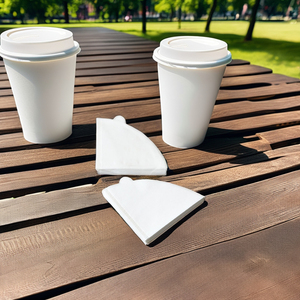 Filtres à café coniques jetables résistants à la chaleur # 1 # 2 paquets de <span class=keywords><strong>200</strong></span> filtres à café en pâte de bois vierge 58 g/m² pour 2 à 4 tasses (pour préparation par infusion) - Product Image 2