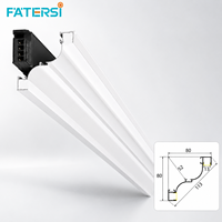 Tira de Luz LED de Perfil FATERSI 2026 OEM para Techo, Iluminación Decorativa Interior para el Hogar, Iluminación Ambiental para Escaleras, Luces LED de Pared para Sala de Estar