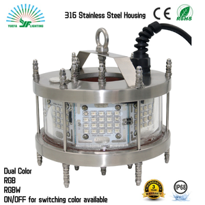 Nouveauté : Éclairage LED de pêche sous-marin en acier inoxydable 316SS, à montage mural extérieur, pour surface, navire, transom, étang - Product Image 2