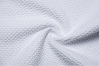 Serviette de cuisine gaufrée 400 GSM 16*24 en polyester blanc 100% pour sublimation, impression personnalisée, serviettes de cuisine vierges pour adultes