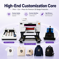 Paquete de Impresora UV DTF A3 Mini con Cabezal Epson I3200-HD + Troquelado Automático + Prensa de Calor para la Creación de Etiquetas en Interiores