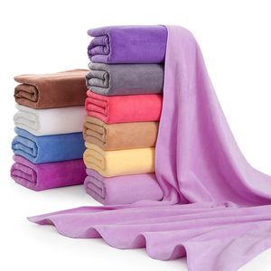 Promotion en gros <span class=keywords><strong>de</strong></span> haute qualité 35*75cm 70*140cm serviette <span class=keywords><strong>de</strong></span> <span class=keywords><strong>bain</strong></span> en tissu microfibre serviettes d'hôtel taille et Logo personnalisés - Product Image 1