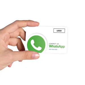 Funzione NFC scansione della scheda QR Card comunicazione sociale superficie personalizzata chiamata telefonica contatto scheda WhatsApp NFC
