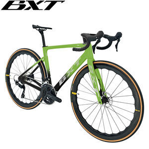 Vélo de route BXT 24 vitesses en fibre de carbone avec freins à disque hydrauliques, pour course cycliste, avec <span class=keywords><strong>groupe</strong></span> électronique R7120 <span class=keywords><strong>105</strong></span>/DI2 - Product Image 1