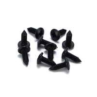 Vis autotaraudeuse en acier inoxydable à tête plate, zinguée noire, filetage grossier ISO métrique/pouces M4*12mm, marque Jinhe, fabriquée en Chine