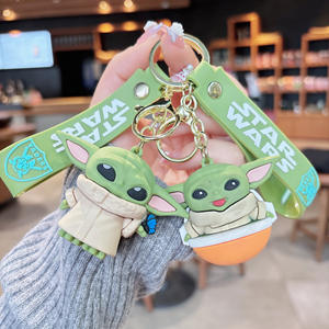 Nuevo Colgante de Yoda Bebé de Star Wars, Muñeco de Goma Adorable, Regalo con Llavero, Decoración Colgante para Bolsos - Product Image 3