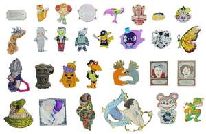 最小ロットなしのメタルバッジ製造、黒ニッケルメッキ、アニメ漫画ソフトエナメルピン、カスタムエナメルピン - Product Image 4