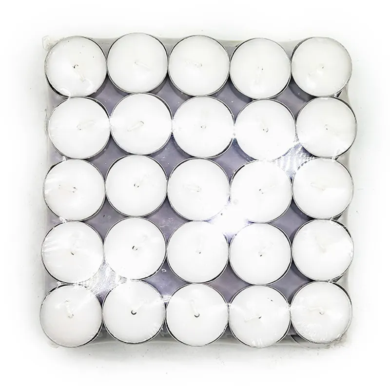 두바이 시장 화이트 Tealight 촛불 12g/ Chauffe Plats/ Teelichte/ Theelichten