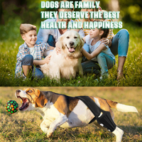 Pet Dog Genouillère Jambe Support Wrap pour Petits Grands Chiens Déchiré ACL Joint Arrière Jambes Manchon De Soutien Pet Genou Soutien Bretelles
